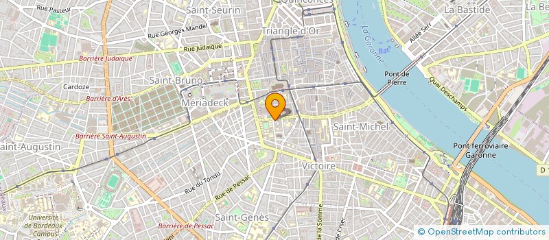 localisation de l'entreprise HOTEL LES ALIZES à BORDEAUX