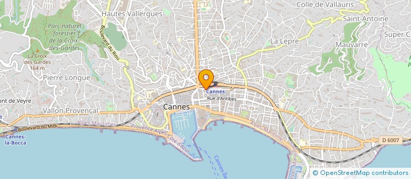 localisation de l'entreprise HOTEL LIGURE SAS  CANNES