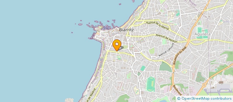 localisation de l'entreprise HOTEL LORISSE  BIARRITZ