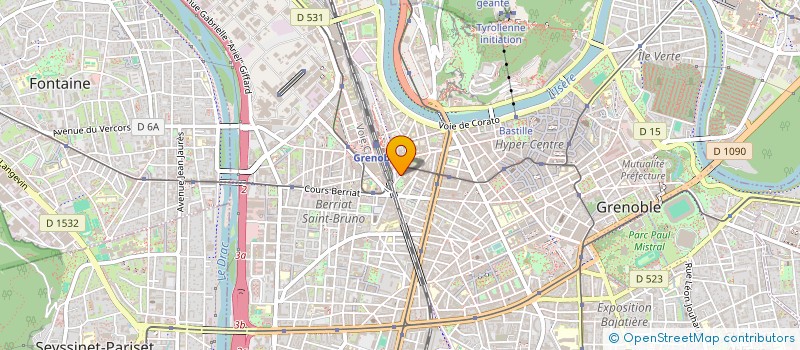 localisation de l'entreprise HOTEL LUX à GRENOBLE