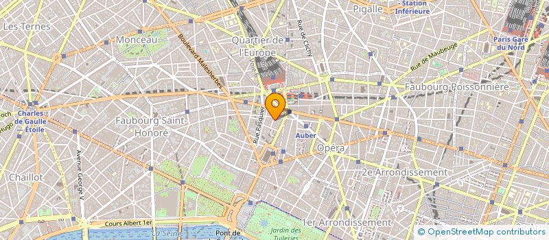 localisation de l'entreprise HOTEL MADELEINE OPERA  PARIS