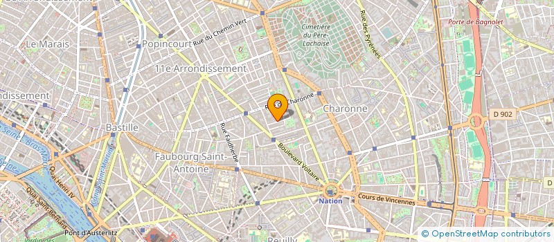 localisation de l'entreprise HOTEL MAHFOUF  PARIS