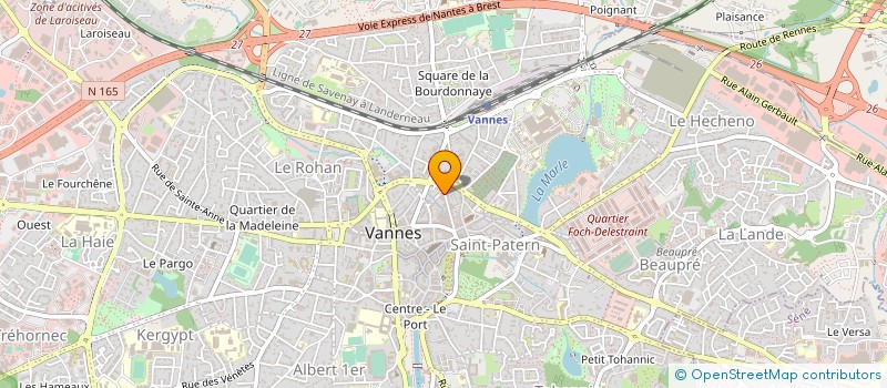 localisation de l'entreprise HOTEL MANCHE OCEAN à RENNES