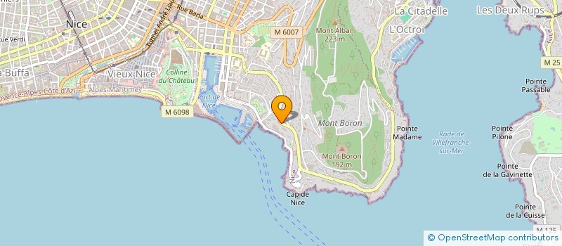 localisation de l'entreprise HOTEL MARBELLA à NICE