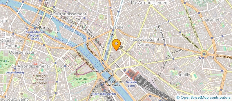 localisation de l'entreprise HOTEL MARCEAU BASTILLE  PARIS