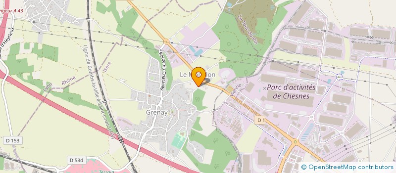 localisation de l'entreprise HOTEL MARTINEZ GRENAY  GRENAY