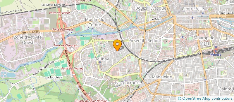 localisation de l'entreprise HOTEL METAYER  RENNES