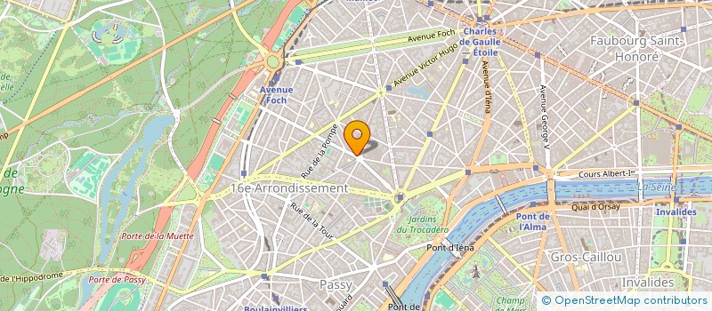 localisation de l'entreprise HOTEL METROPOLITAN PARIS  PARIS