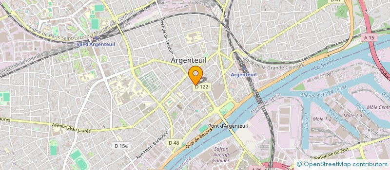 localisation de l'entreprise HOTEL MICHELET à SAINT-OUEN-SUR-SEINE