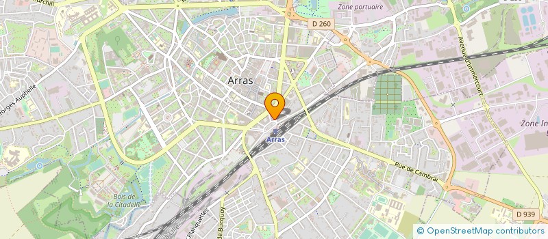 localisation de l'entreprise HOTEL MODERNE SARL à ARRAS