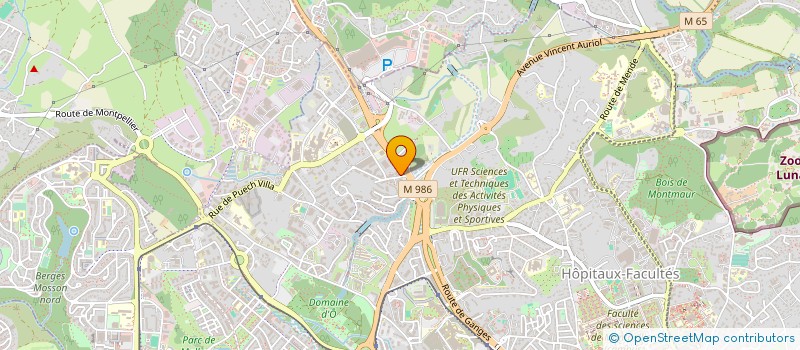 localisation de l'entreprise HOTEL MONTPELLIER LYRE à MONTPELLIER