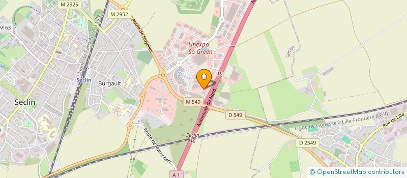 localisation de l'entreprise HOTEL MOUSTACHE  SECLIN