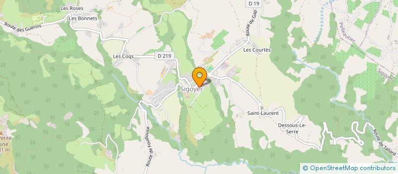 localisation de l'entreprise HOTEL MURET  SIGOYER