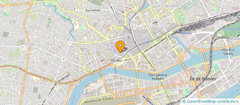 localisation de l'entreprise HOTEL NANTES SANTEUIL  NANTES