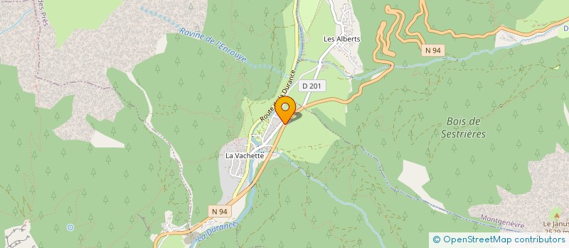 localisation de l'entreprise HOTEL NAPOLEON  MONTGENEVRE