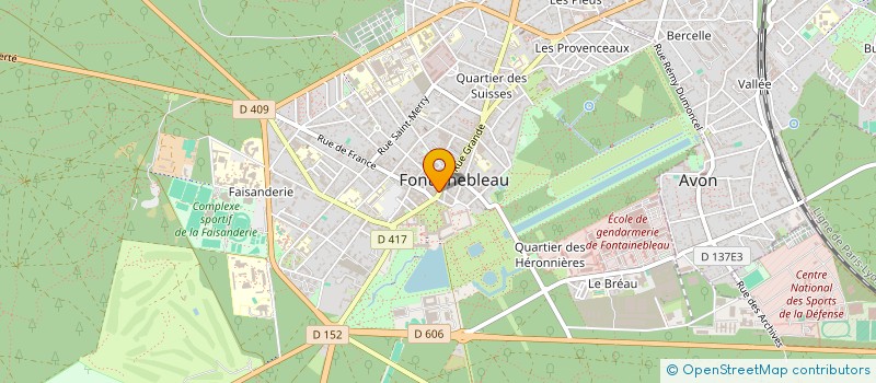 localisation de l'entreprise HOTEL NAPOLEON SAS à FONTAINEBLEAU