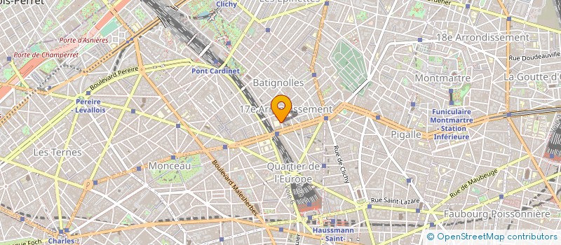 localisation de l'entreprise HOTEL NATIONAL  PARIS 17