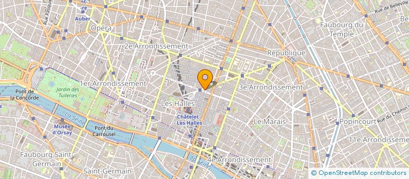 localisation de l'entreprise HOTEL NET BUSINESS à PARIS