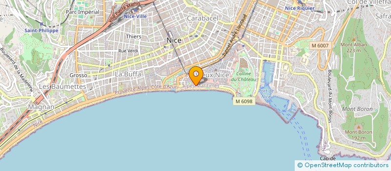 localisation de l'entreprise HOTEL NICE OPERA  NICE