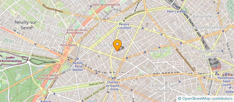 localisation de l'entreprise HOTEL NIEL  PARIS