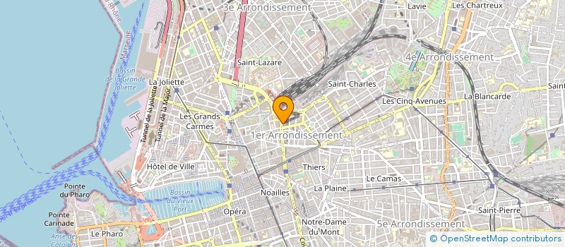 localisation de l'entreprise HOTEL NORMANDIE à MARSEILLE