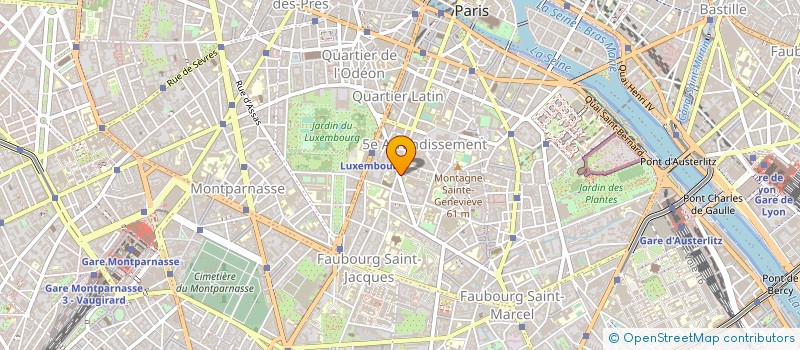 localisation de l'entreprise HOTEL OCEANIK à PARIS