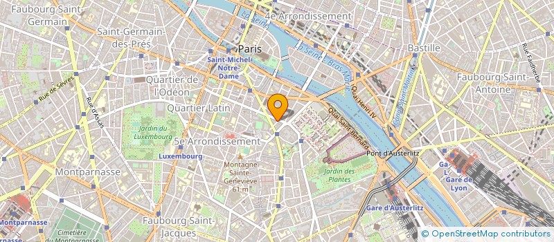 localisation de l'entreprise HOTEL ORIENTAL à PARIS