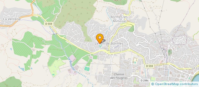 localisation de l'entreprise HOTEL PARADIS  BORMES-LES-MIMOSAS