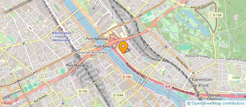 localisation de l'entreprise HOTEL PARIS BERCY  CHARENTON-LE-PONT
