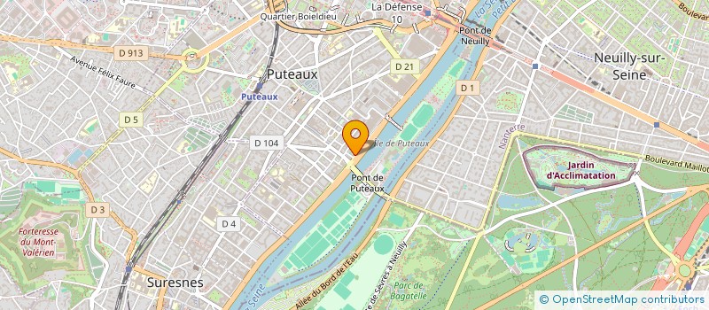 localisation de l'entreprise HOTEL PARIS LA DEFENSE PUTEAUX  PUTEAUX