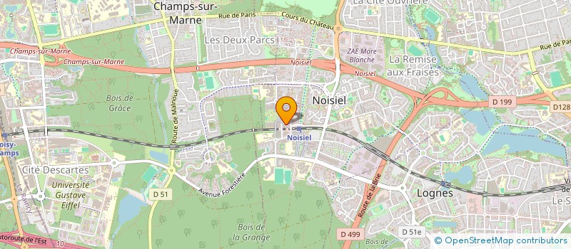 localisation de l'entreprise HOTEL PARIS MARNE LA VALLEE à NOISIEL