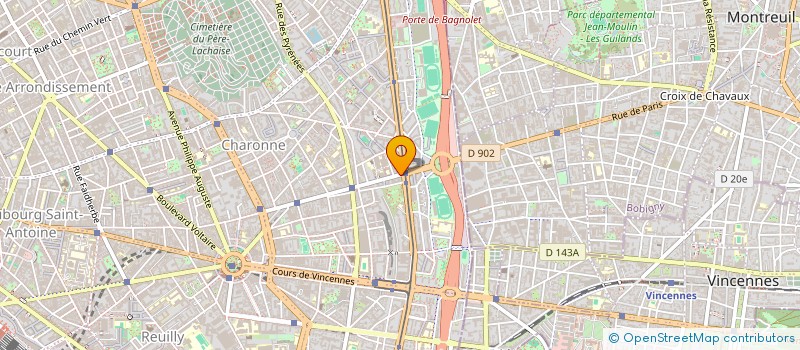 localisation de l'entreprise HOTEL PARIS PRINTANIA  PARIS