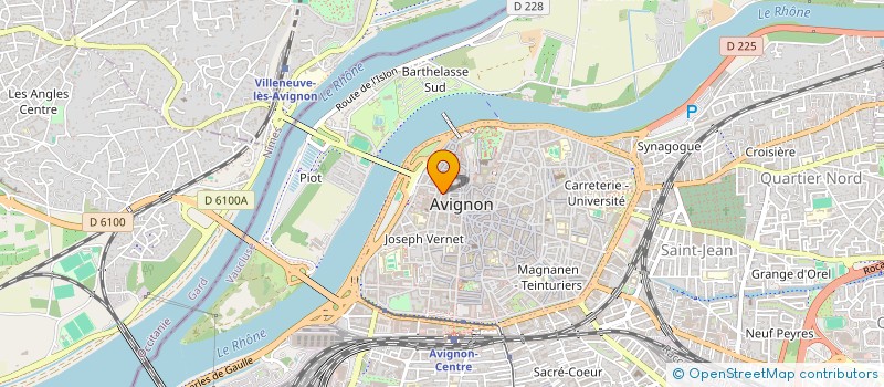 localisation de l'entreprise HOTEL PARTICULIER DE LA FUSTERIE  AVIGNON