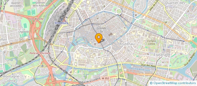 localisation de l'entreprise HOTEL PATRICIA à STRASBOURG