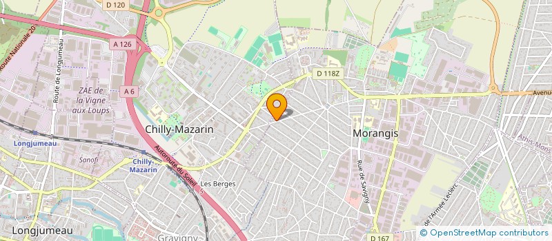 localisation de l'entreprise HOTEL PIERRE LOTI  MORANGIS