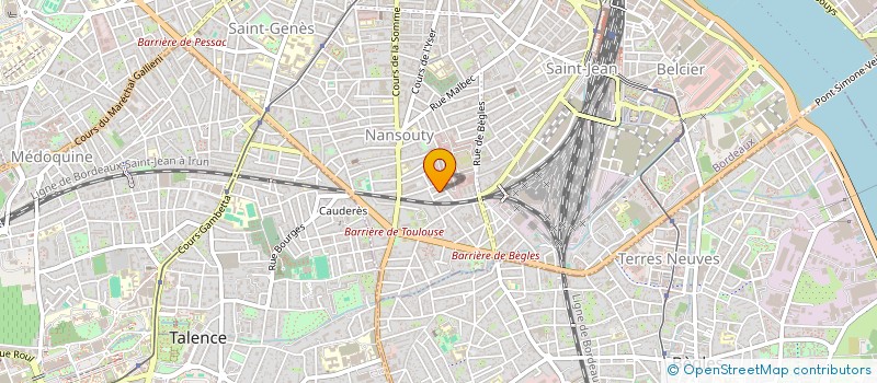 localisation de l'entreprise HOTEL PLACE DE LA VICTOIRE  BORDEAUX