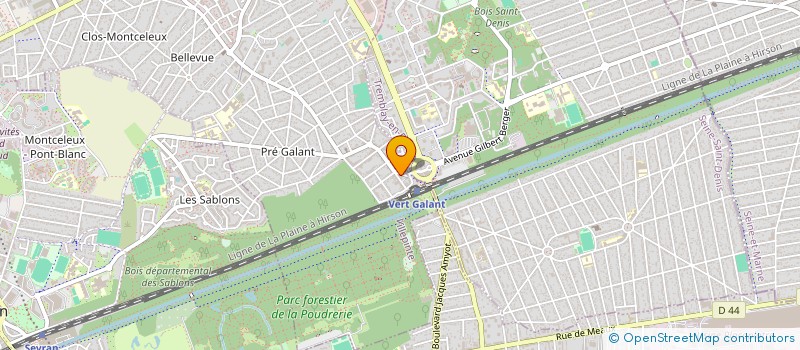 localisation de l'entreprise HOTEL PLUS à VILLEPINTE