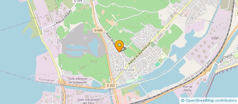 localisation de l'entreprise HOTEL POINT BLEU à FRONTIGNAN