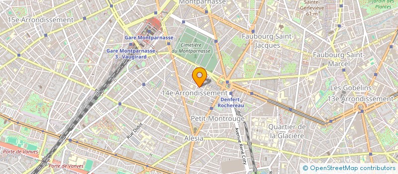 localisation de l'entreprise HOTEL PRINTEMPS  MALAKOFF