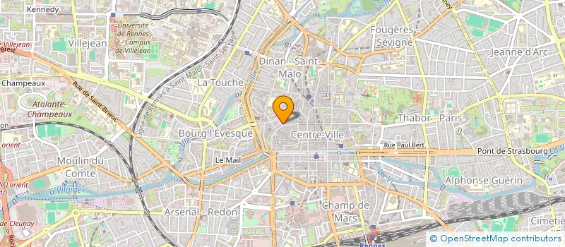 localisation de l'entreprise HOTEL QUATRO DE GENNEVILLIERS à RENNES