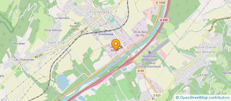 localisation de l'entreprise HOTEL & RESIDENCE ALBERTVILLE  TOURNON