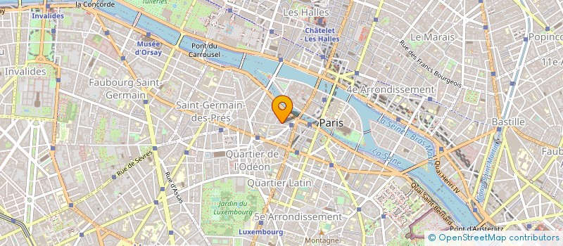 localisation de l'entreprise HOTEL RESIDENCE DES ARTS  PARIS