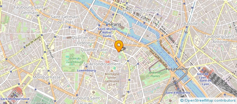 localisation de l'entreprise HOTEL RESIDENCE HENRI IV  PARIS