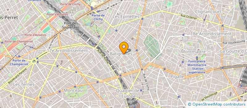 localisation de l'entreprise HOTEL RESIDENCE LA CONDAMINE  PARIS