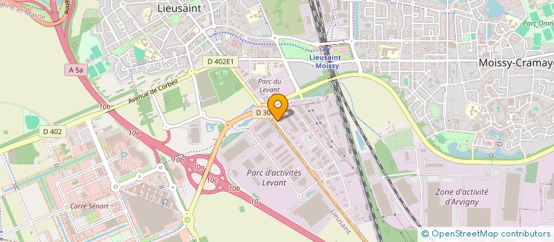 localisation de l'entreprise HOTEL & RESIDENCE MOISSY à MOISSY-CRAMAYEL