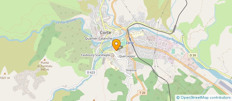 localisation de l'entreprise HOTEL RESIDENCE PORETTE à CORTE