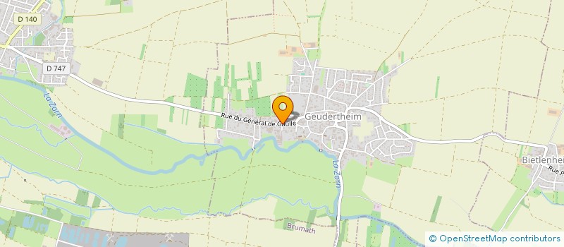 localisation de l'entreprise HOTEL RESTAURANT A LA COURONNE  GEUDERTHEIM