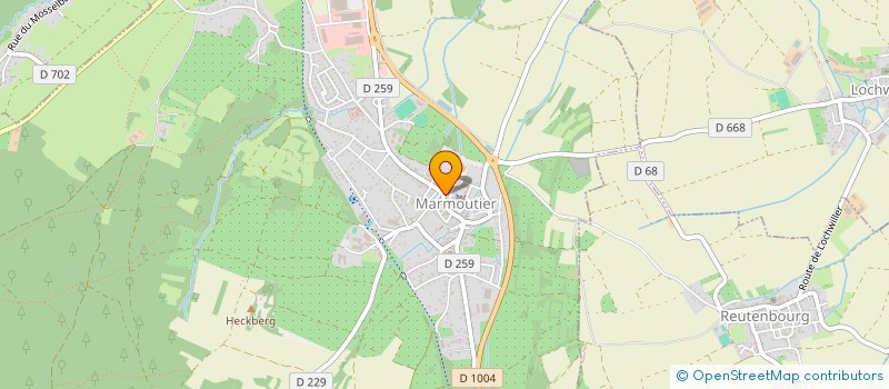 localisation de l'entreprise HOTEL RESTAURANT ALSACIEN  MARMOUTIER