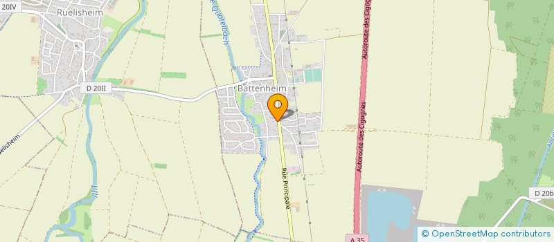 localisation de l'entreprise HOTEL-RESTAURANT AU CHEVAL BLANC  BALDERSHEIM