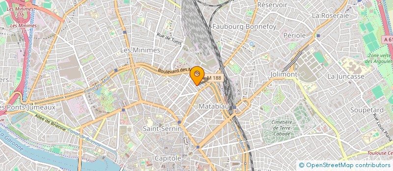 localisation de l'entreprise HOTEL-RESTAURANT CARAYON à TOULOUSE
